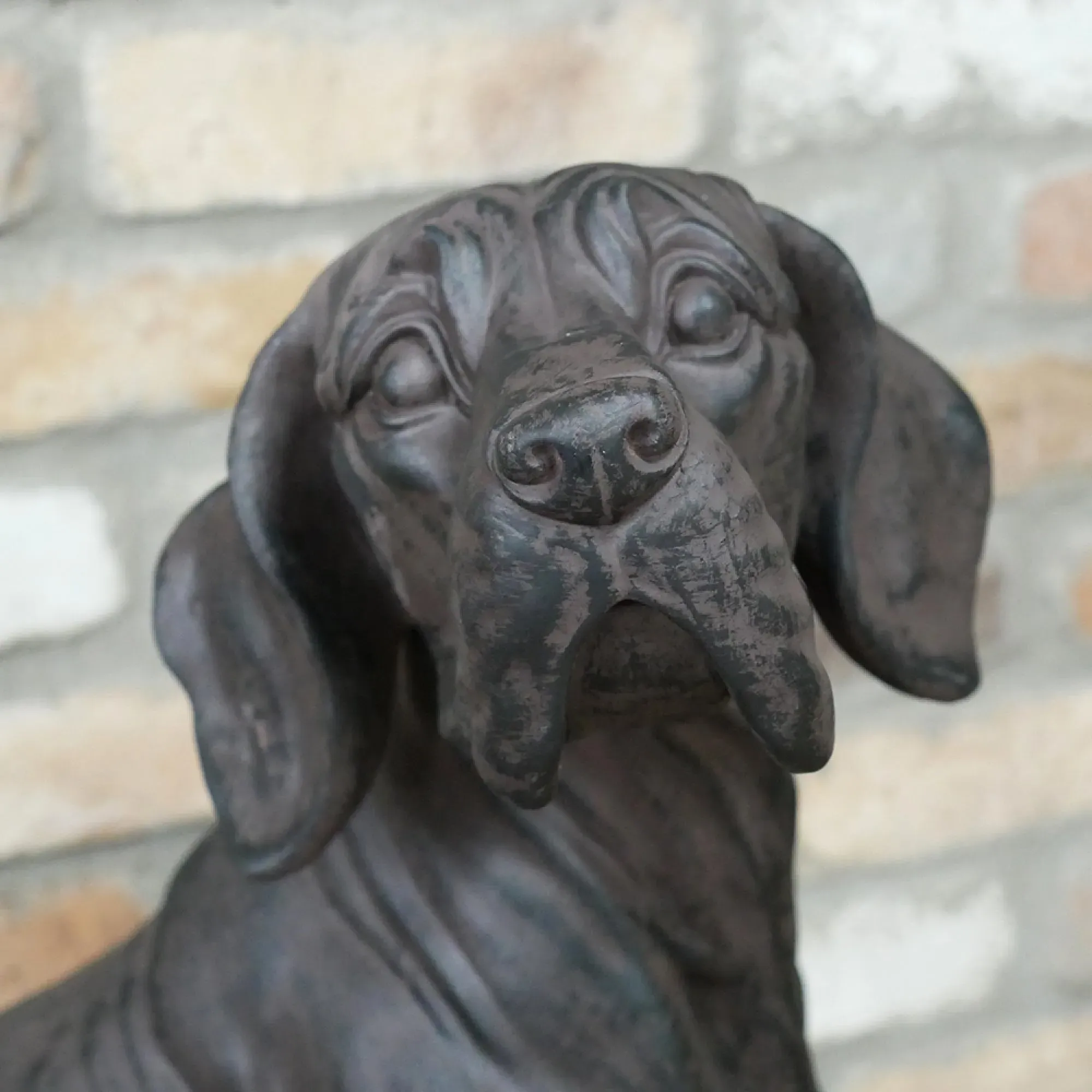 Dog Statue - Black