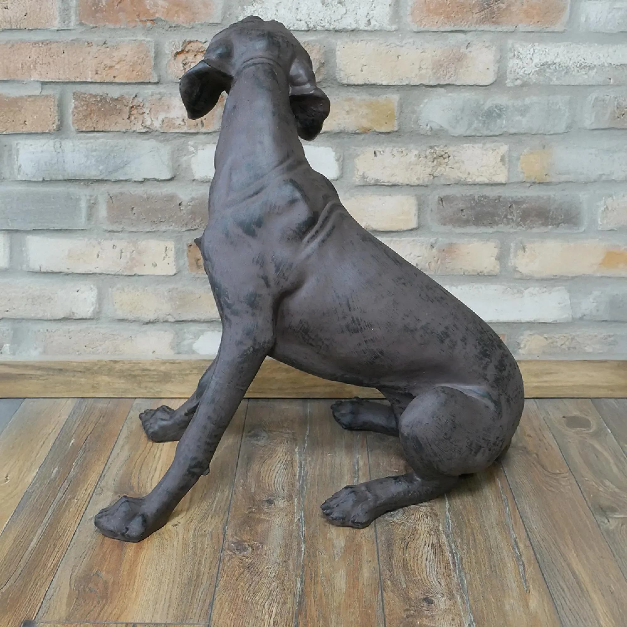 Dog Statue - Black