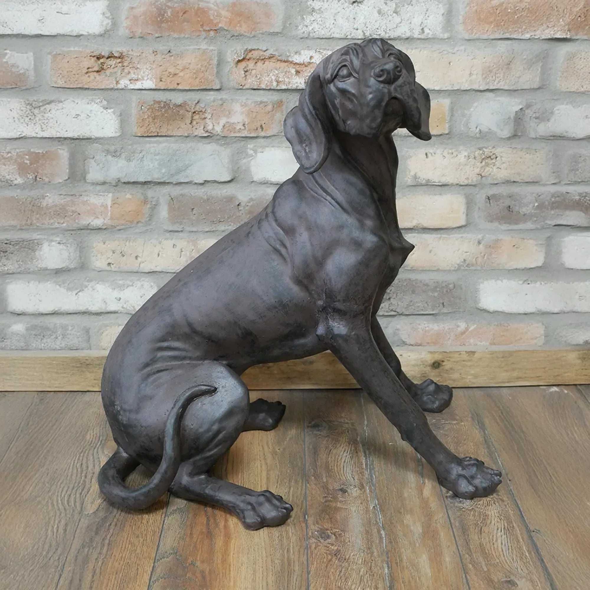 Dog Statue - Black
