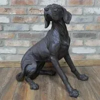 Dog Statue - Black