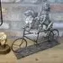 Dogs on Bicycle Decorative Set - Resin, Metal