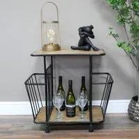 Drink Trolley - Mango Wood