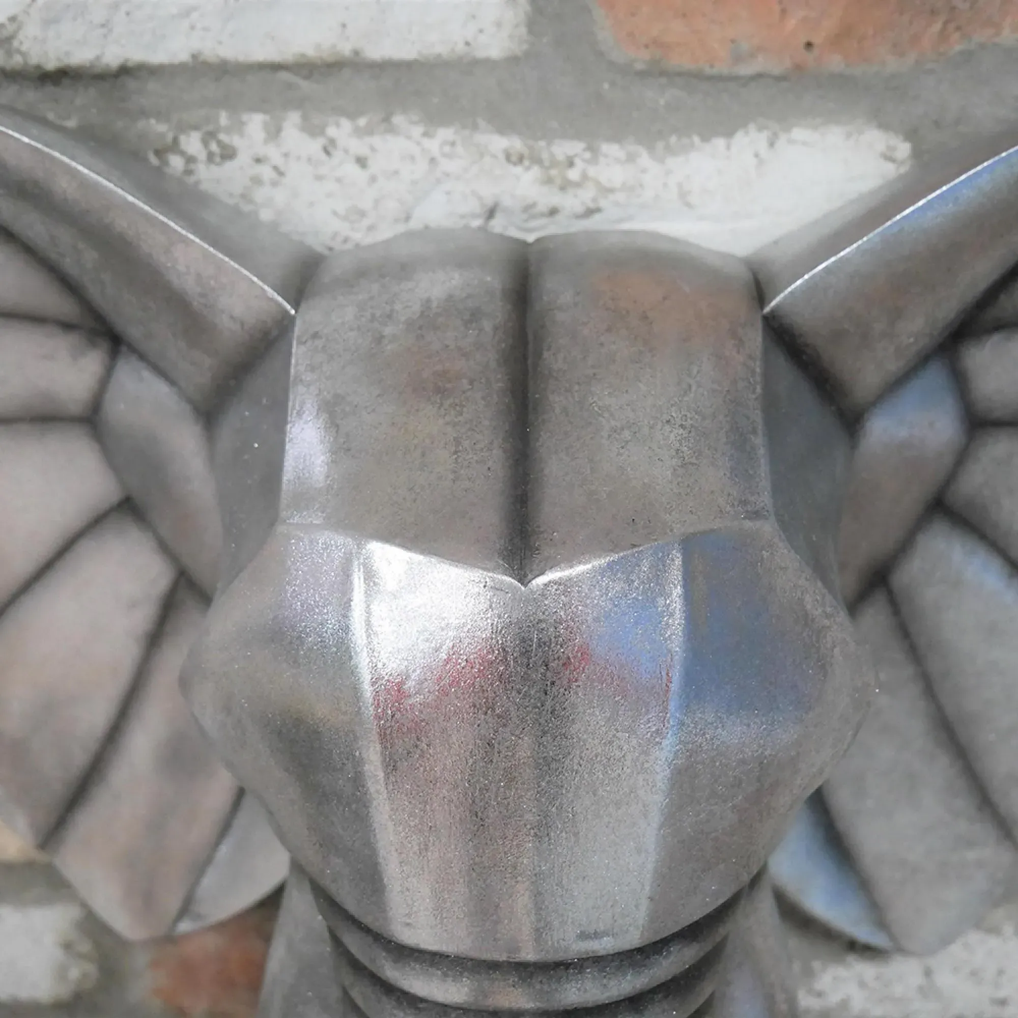 Elephant Head Wall Decor - Grey, Resin