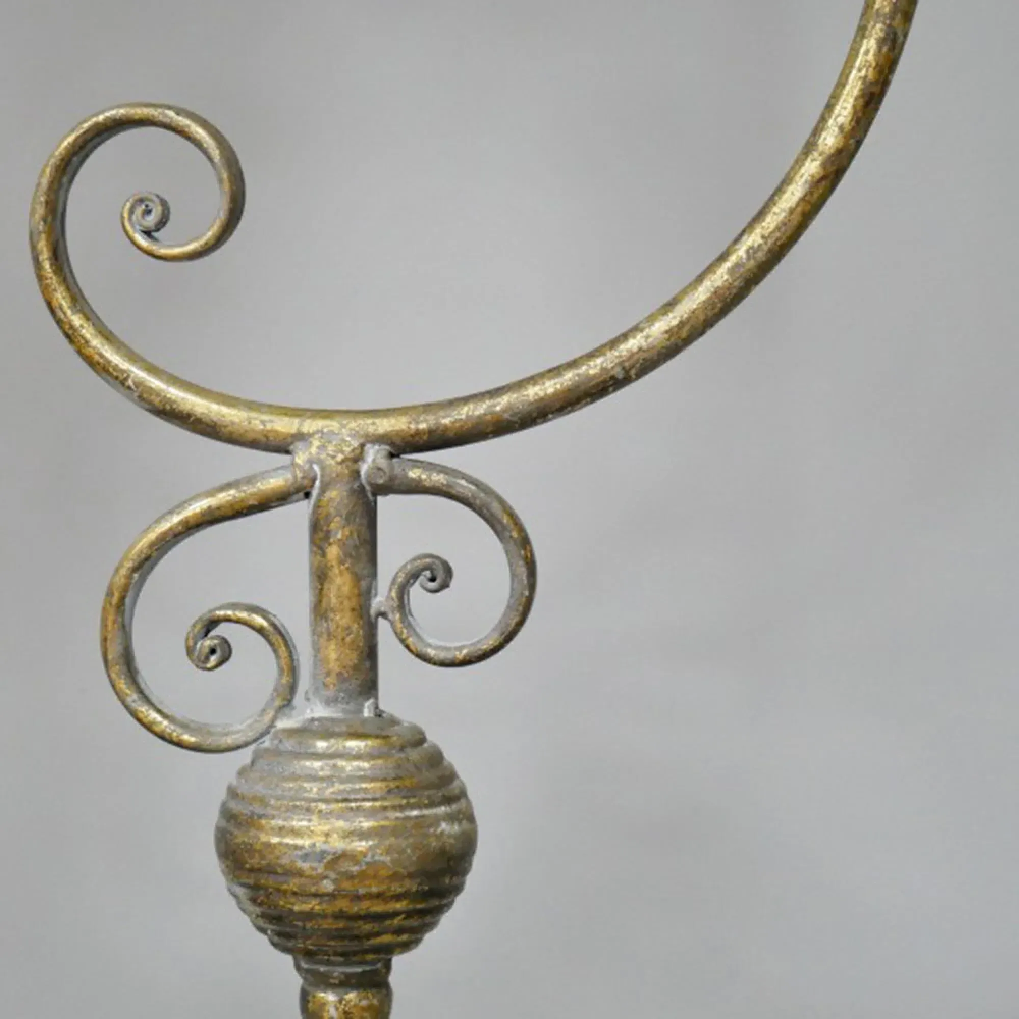 Floor Stand Hanging Lantern Set of 2 - Gold