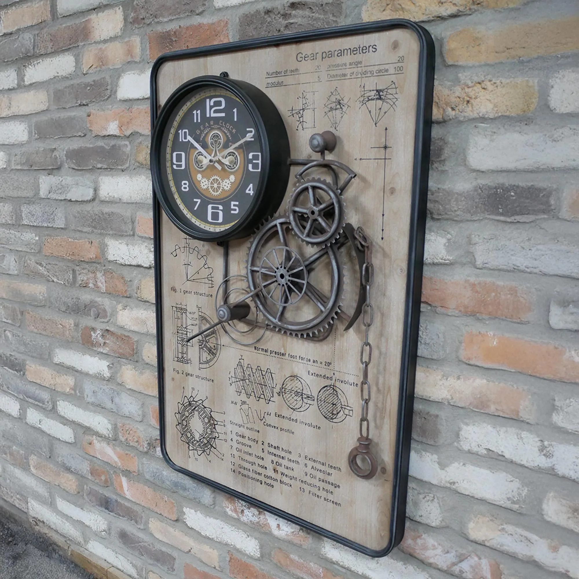Gear Wall Clock
