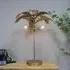 Gold Palm Tree Table Lamp