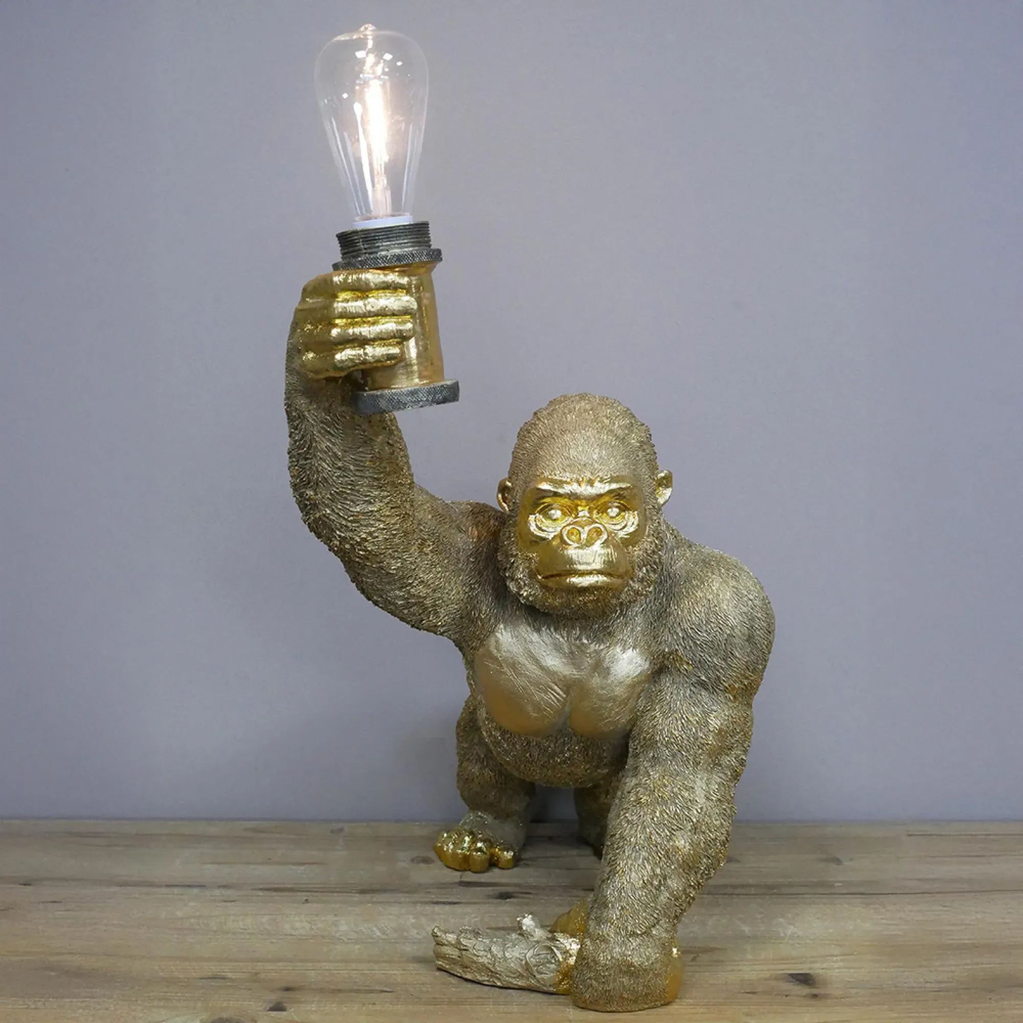 Gorilla Light Stand - Gold