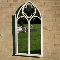 Gothic Garden Mirror - Off White