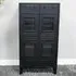 Industrial 2 Door Cabinet - Black, Metal