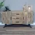 Industrial 2 Door Medium Sideboard - Mango Wood