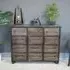 Industrial 3 Door 3 Drawer Cabinet - Metal