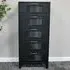 Industrial Black Metal Storage Cabinet