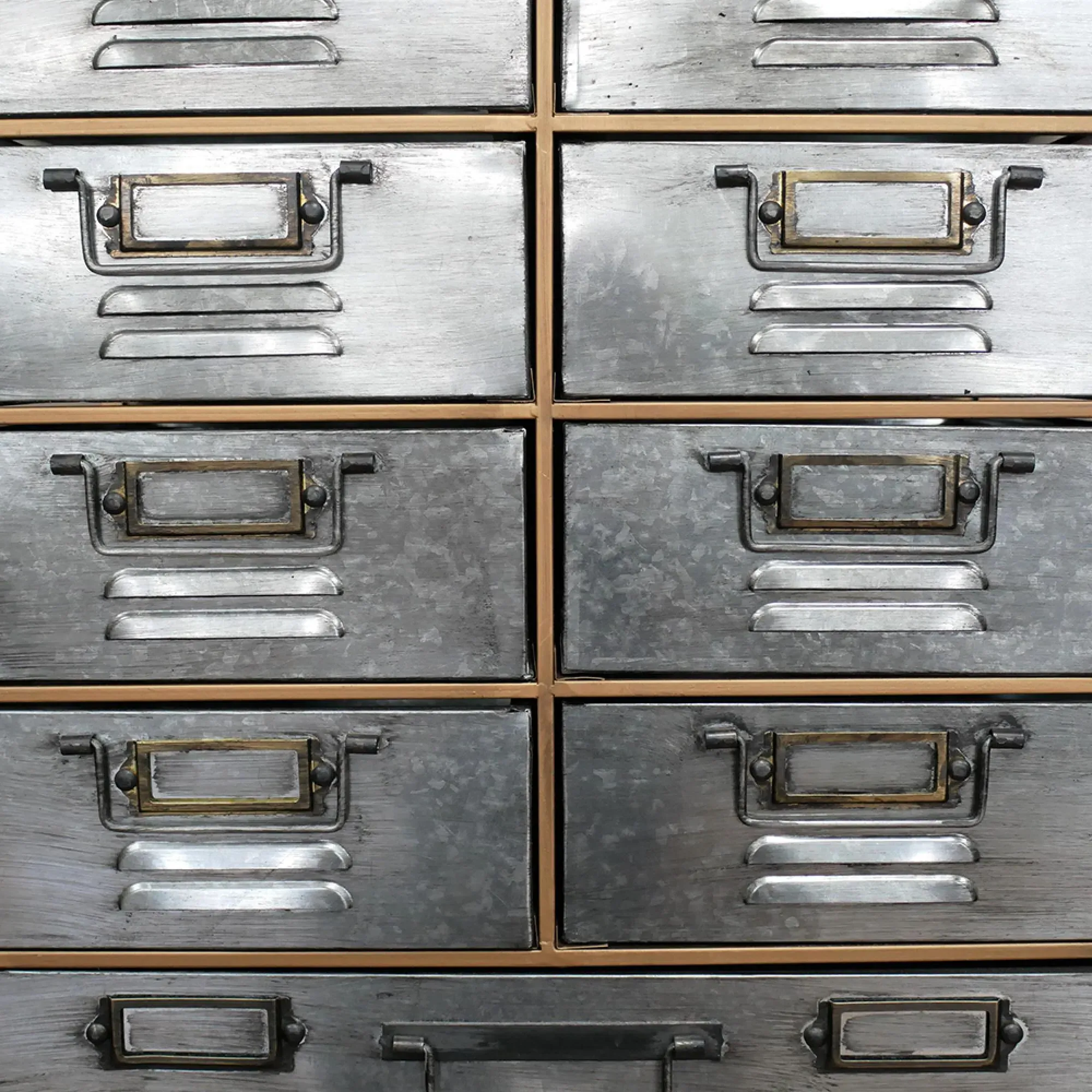 Industrial Large Multi Drawer Storage Unit - Metal