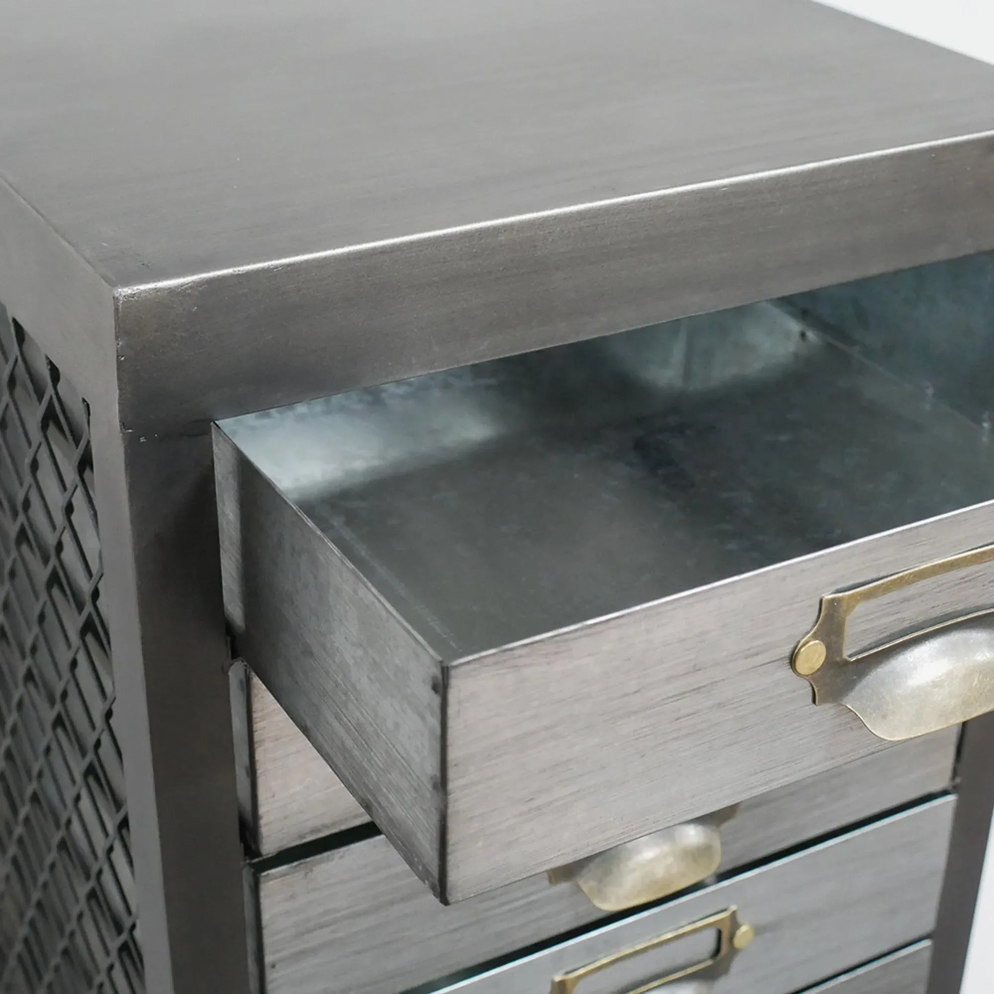 Industrial Multi Drawer Storage Cabinet - Black