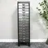Industrial Multi Drawer Storage Cabinet - Black