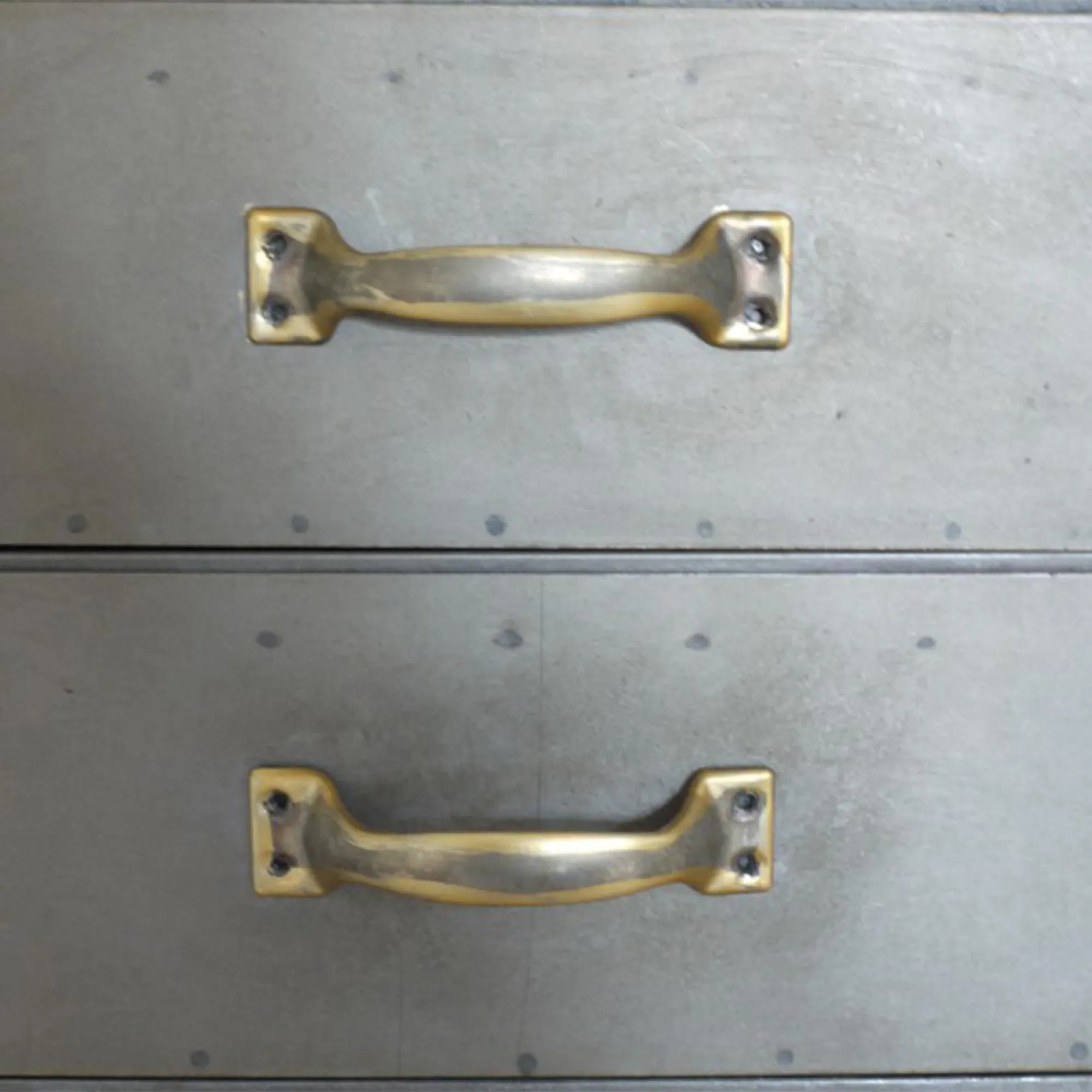 Industrial Multi Drawer Tallboy Chest - Grey, Metal