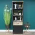 Industrial Narrow Bookcase - Mango Wood