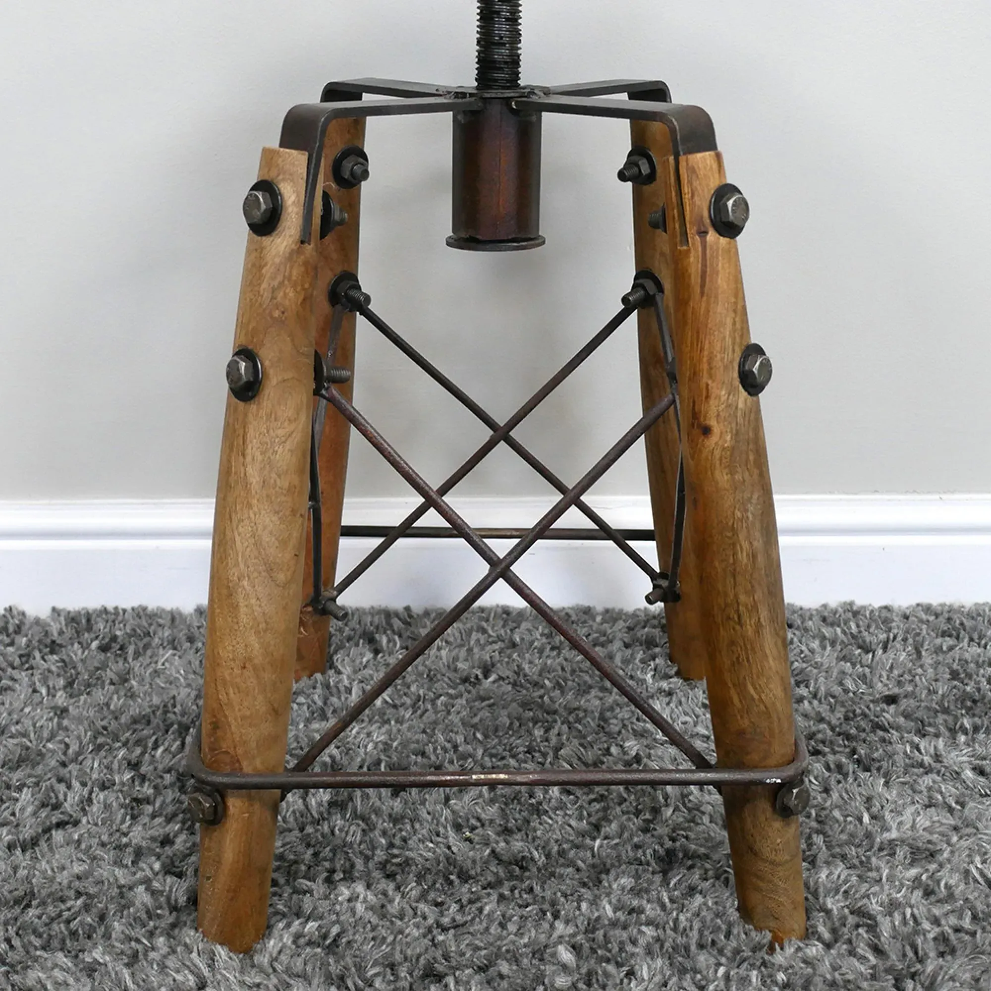 Industrial Round Adjustable Stool