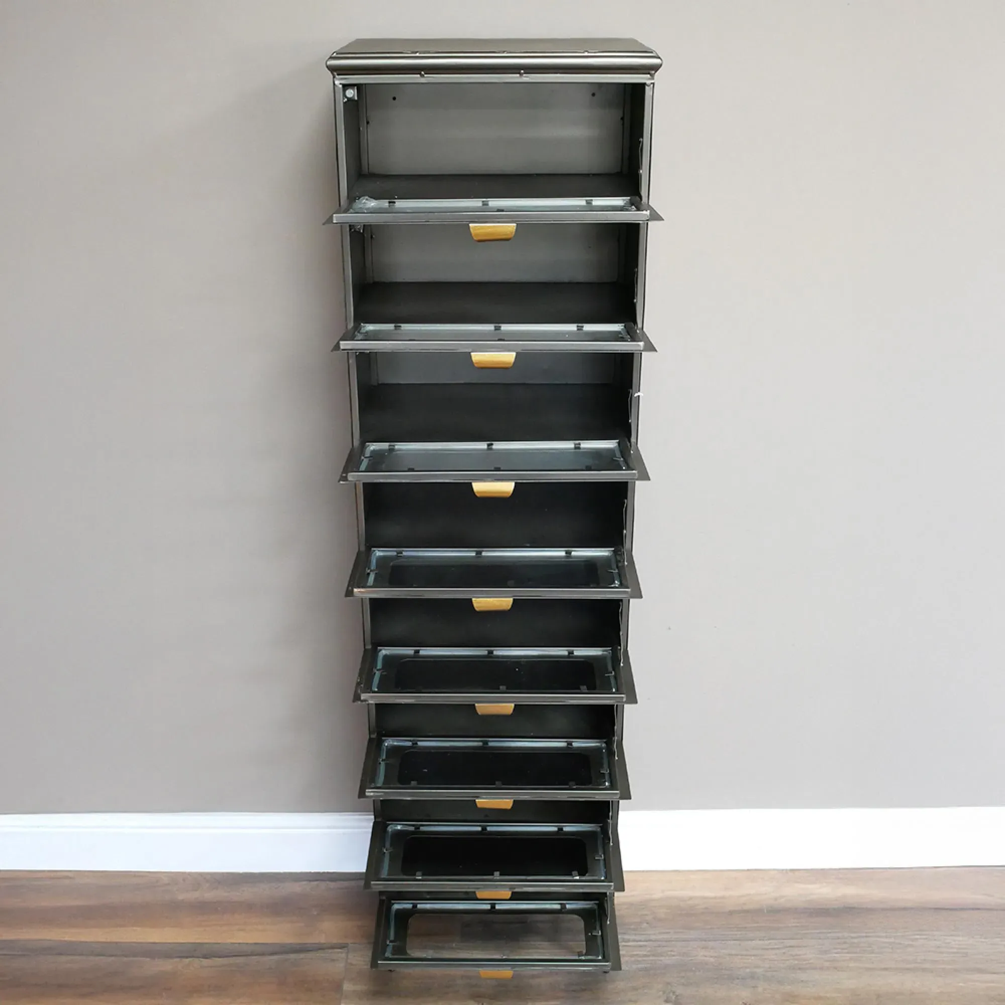 Industrial Storage Unit - Metal, Glass