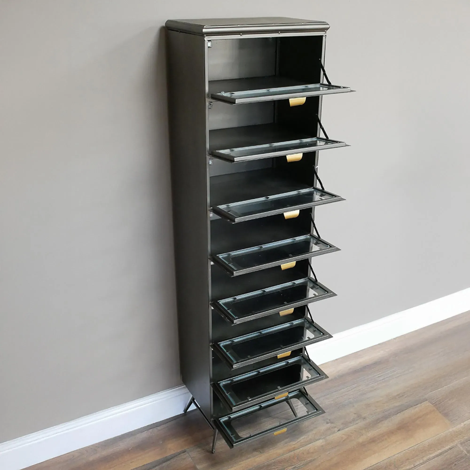 Industrial Storage Unit - Metal, Glass