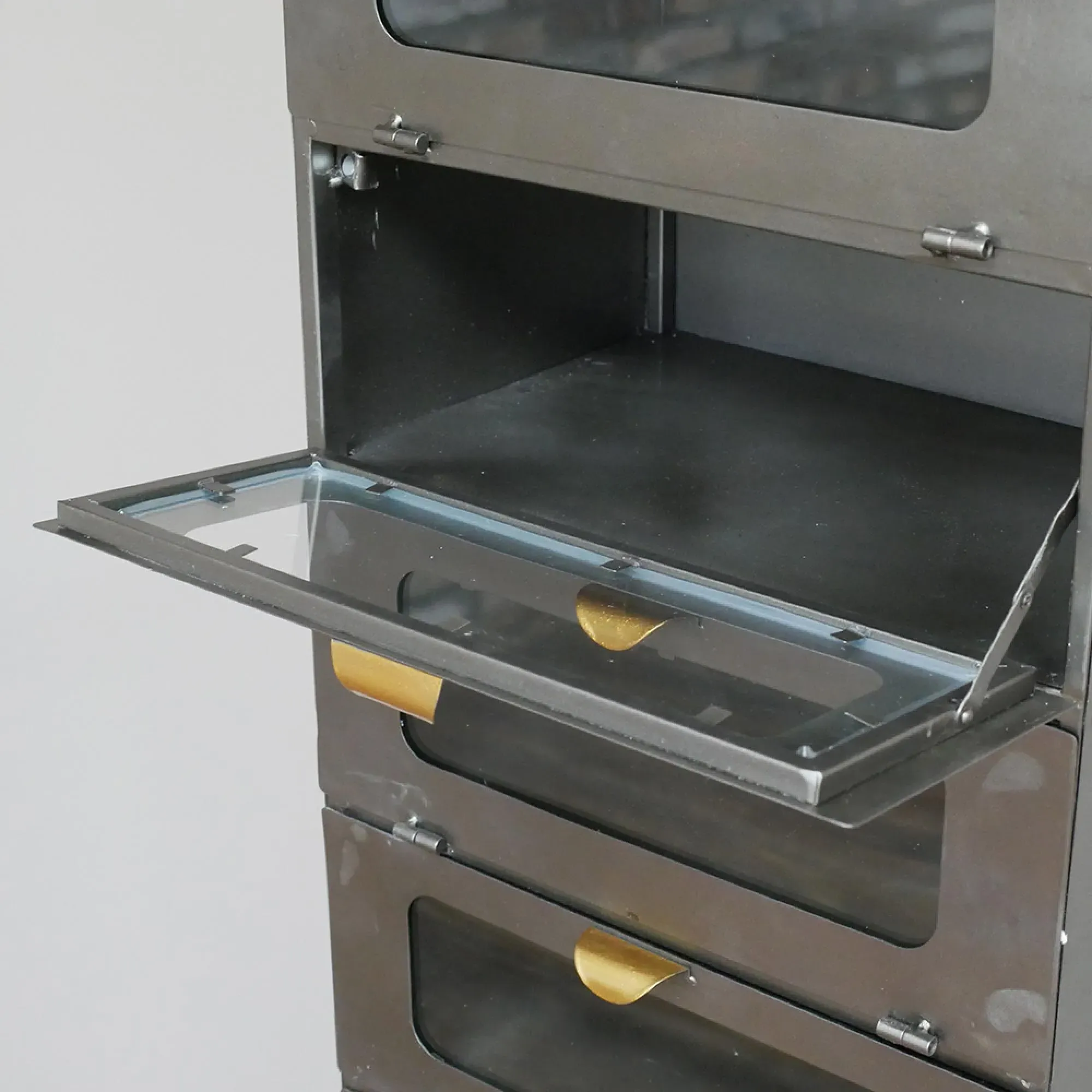 Industrial Storage Unit - Metal, Glass