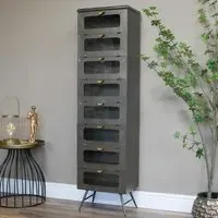 Industrial Storage Unit - Metal, Glass