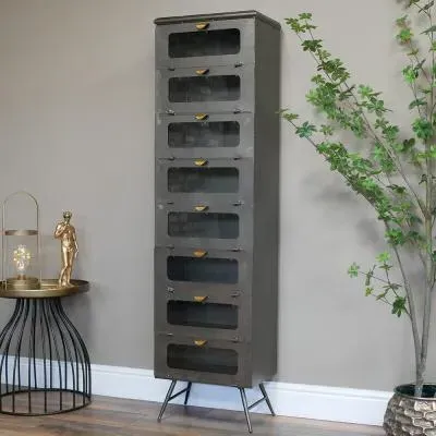 Industrial Storage Unit - Metal, Glass