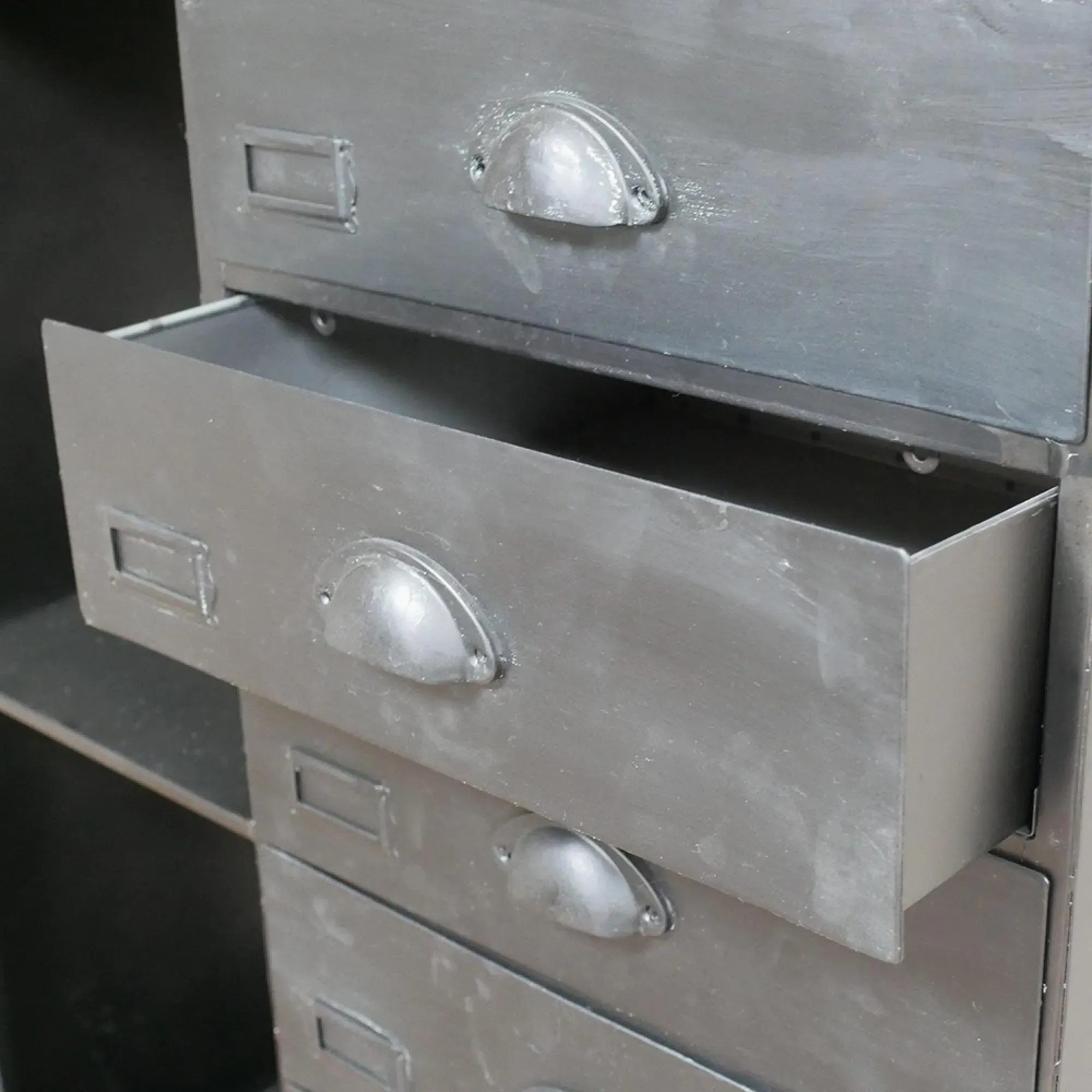 Industrial Tall Storage Cabinet - Black, Metal