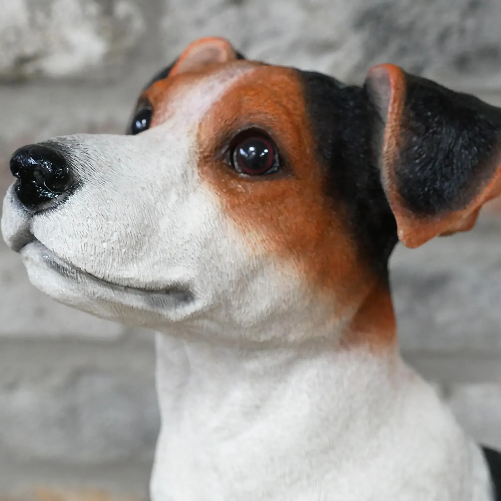 Jack Russell Sitting Dog Ornament Set of 2 - Resin