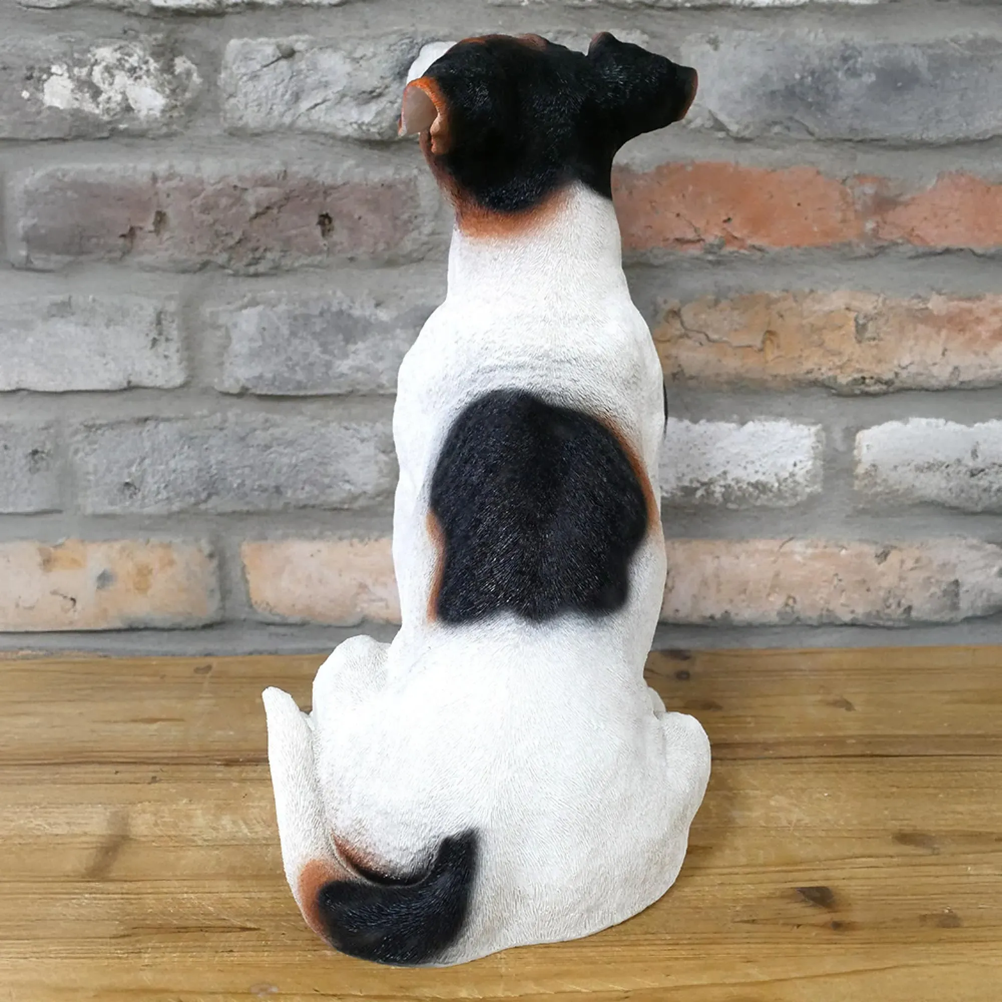 Jack Russell Sitting Dog Ornament Set of 2 - Resin
