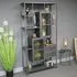Large Display Cabinet - Grey, Metal