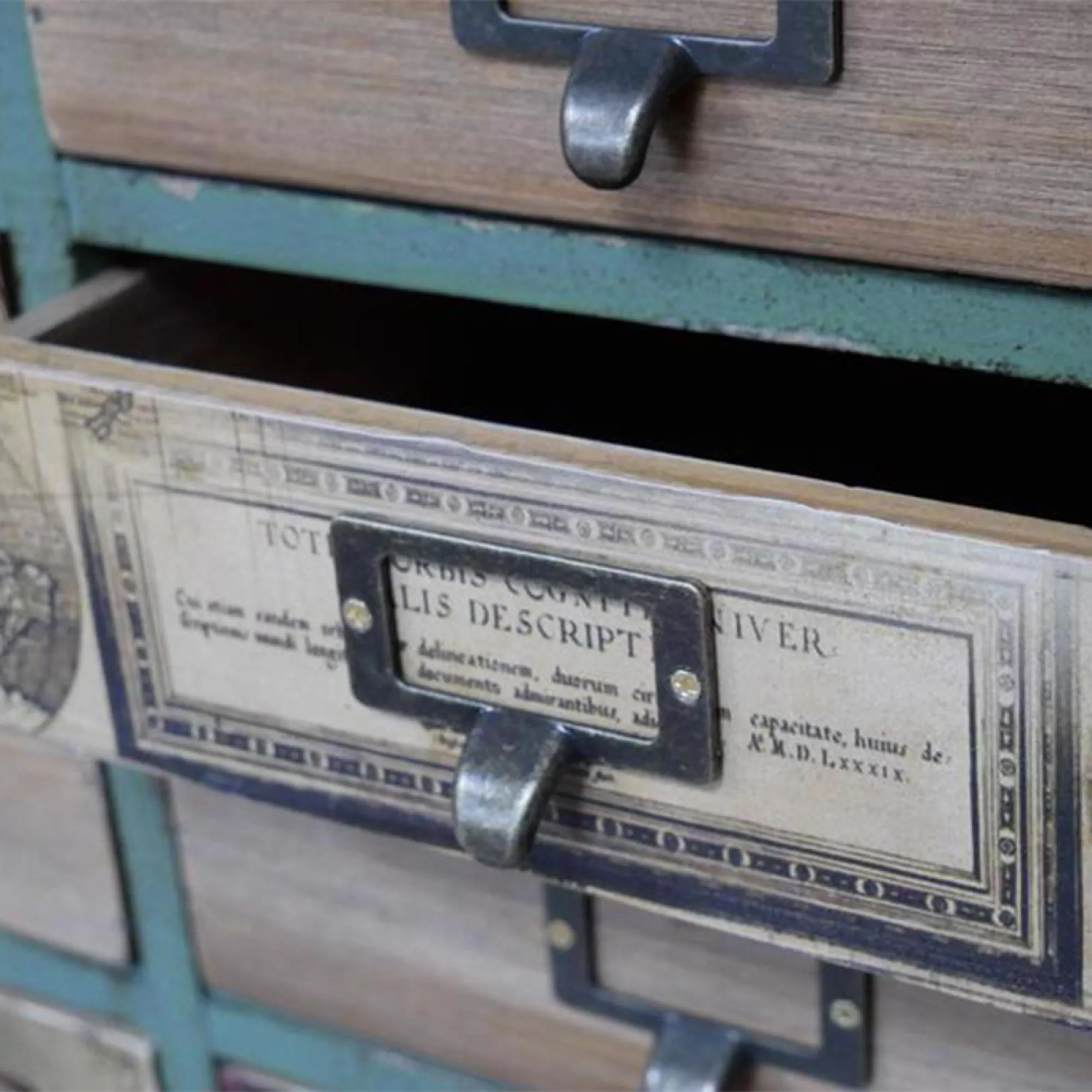 Large Multi Drawer Storage Cabinet - Fir Wood