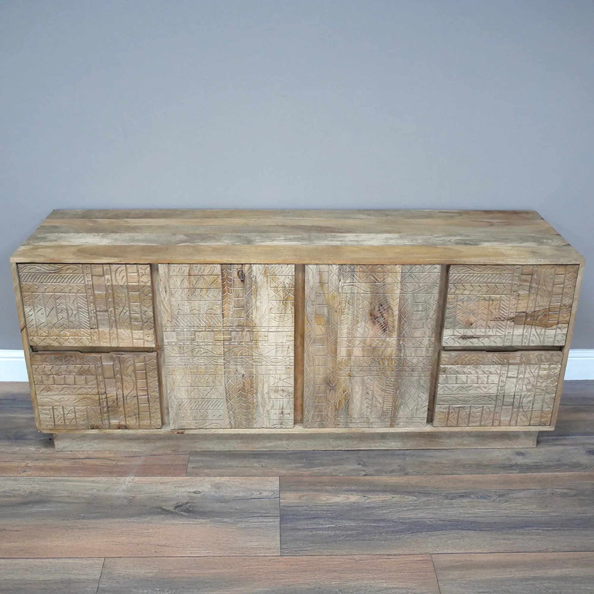 Large Sideboard with 2 Doors - Mango Wood