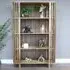 Large Slatted Bookcase - Mango Wood