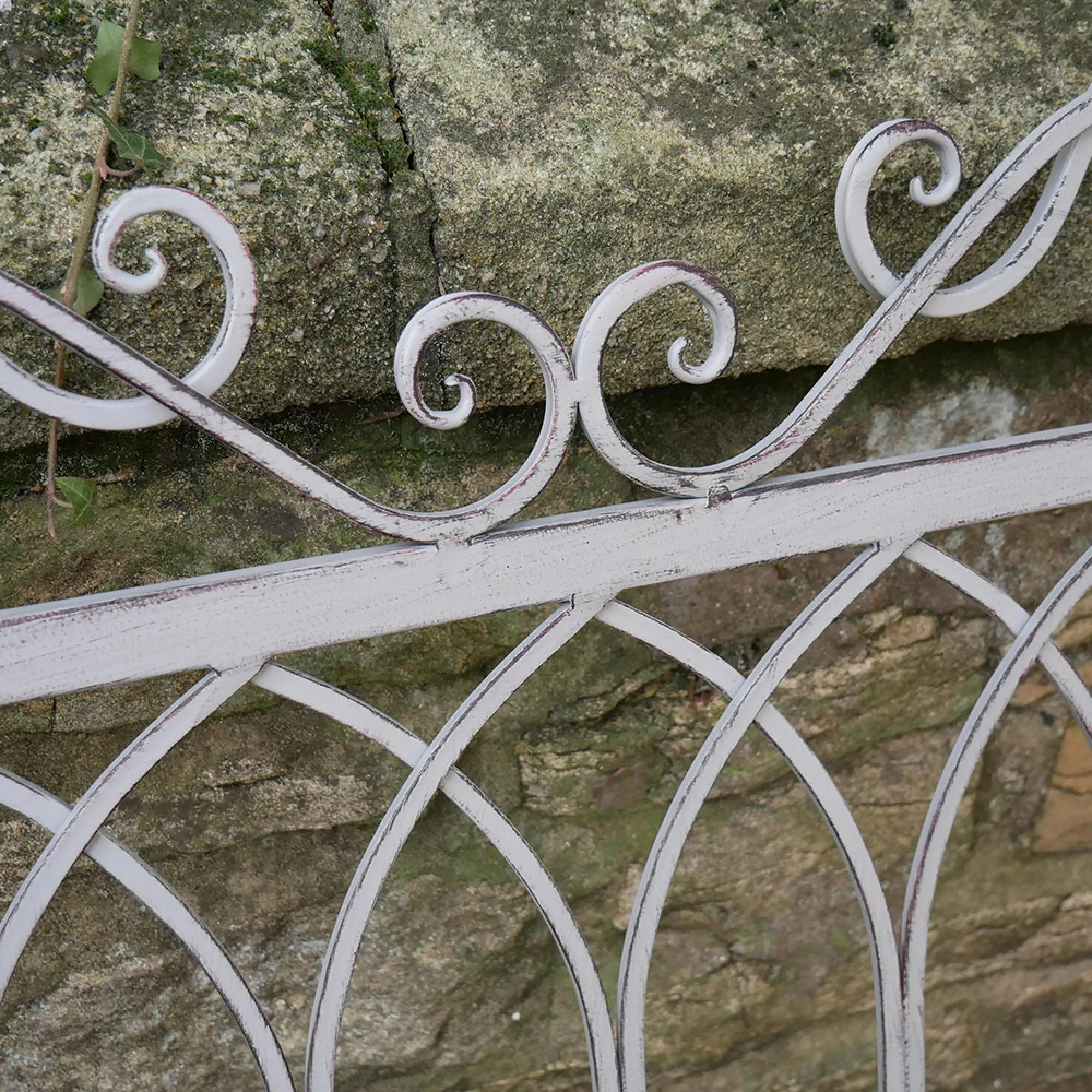 Lincoln Garden Bench - Antique Grey, Fir Wood