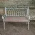 Lincoln Garden Bench - Antique Grey, Fir Wood