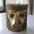 Lion Head Planter Ice Bucket Set of 2 - Gold