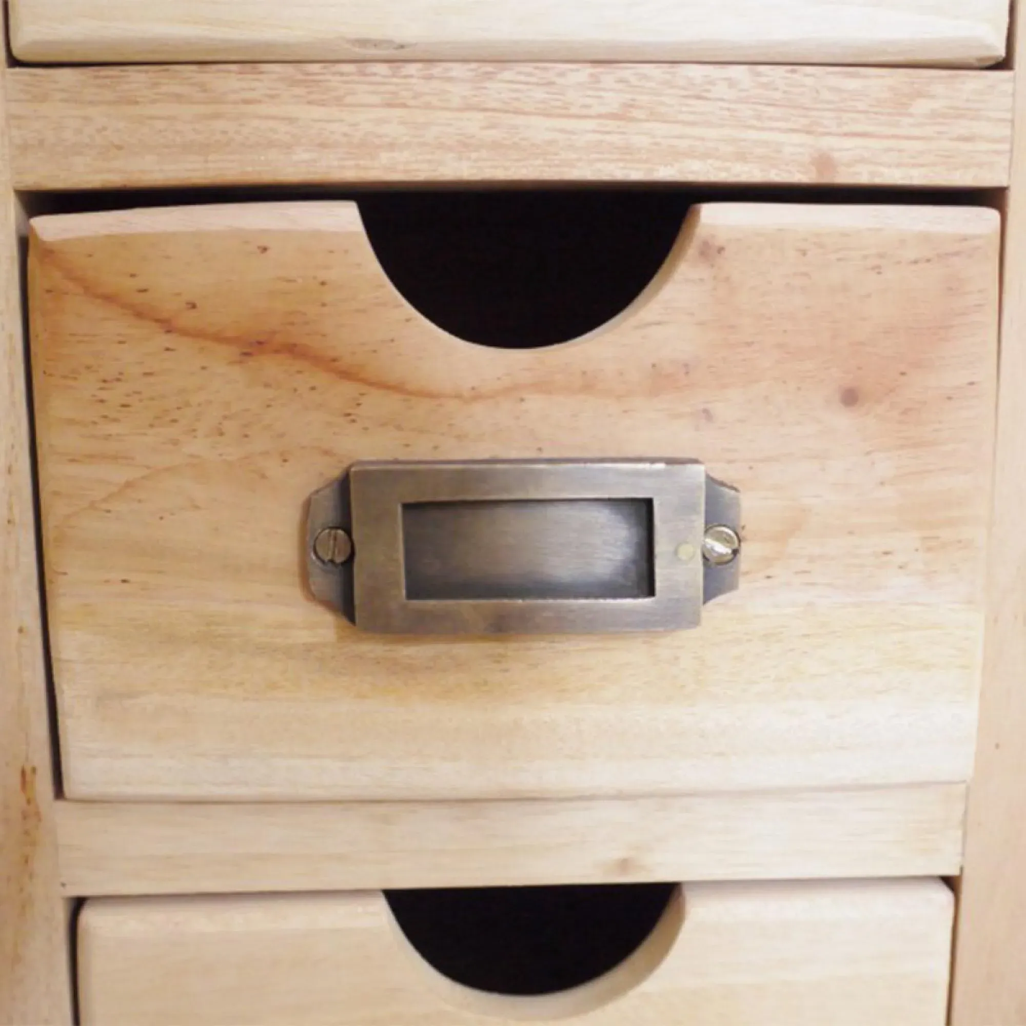 Mahogany Wood Multi Drawer Cabinet