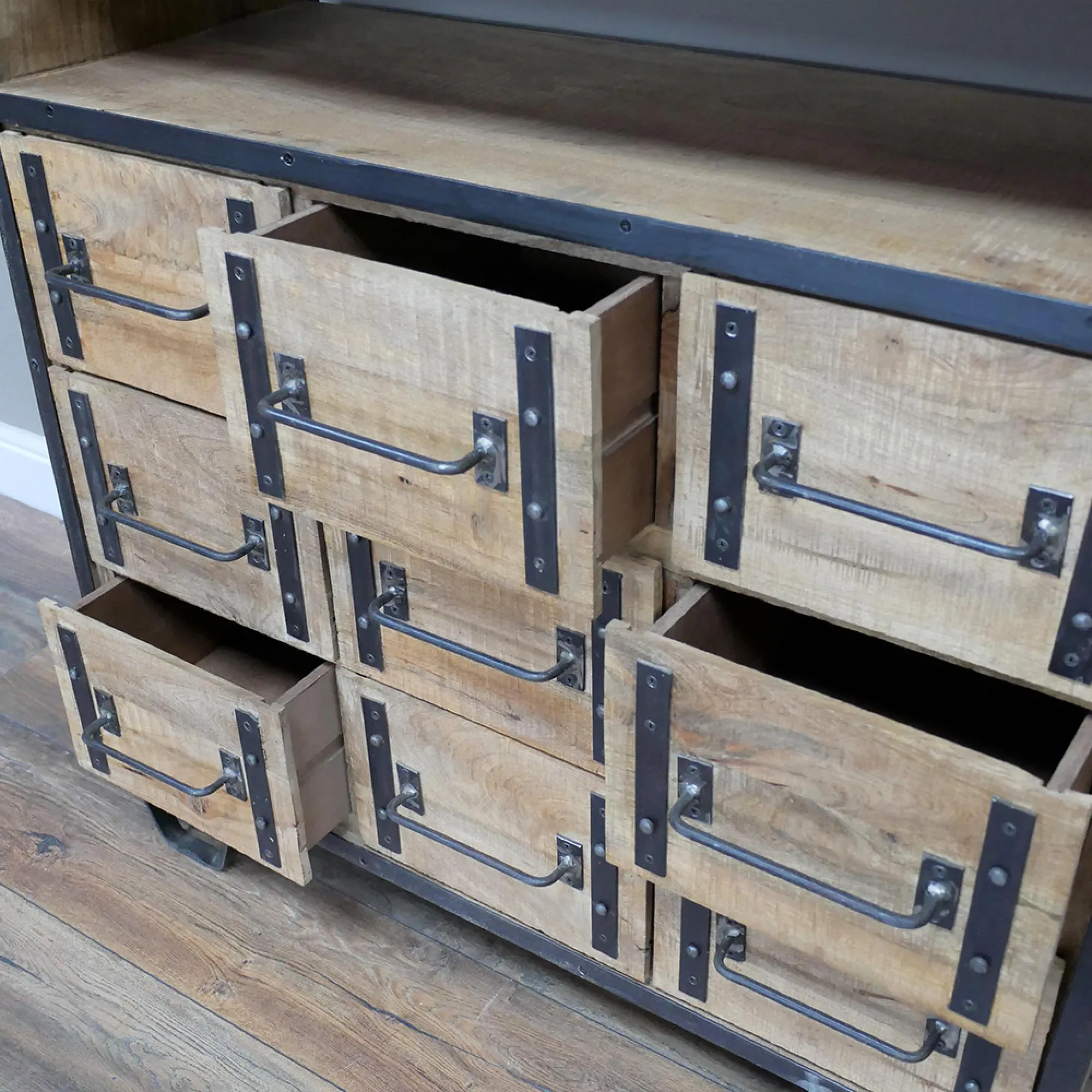 Mango Wood Multi Drawer Cabinet