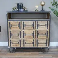 Mango Wood Multi Drawer Cabinet
