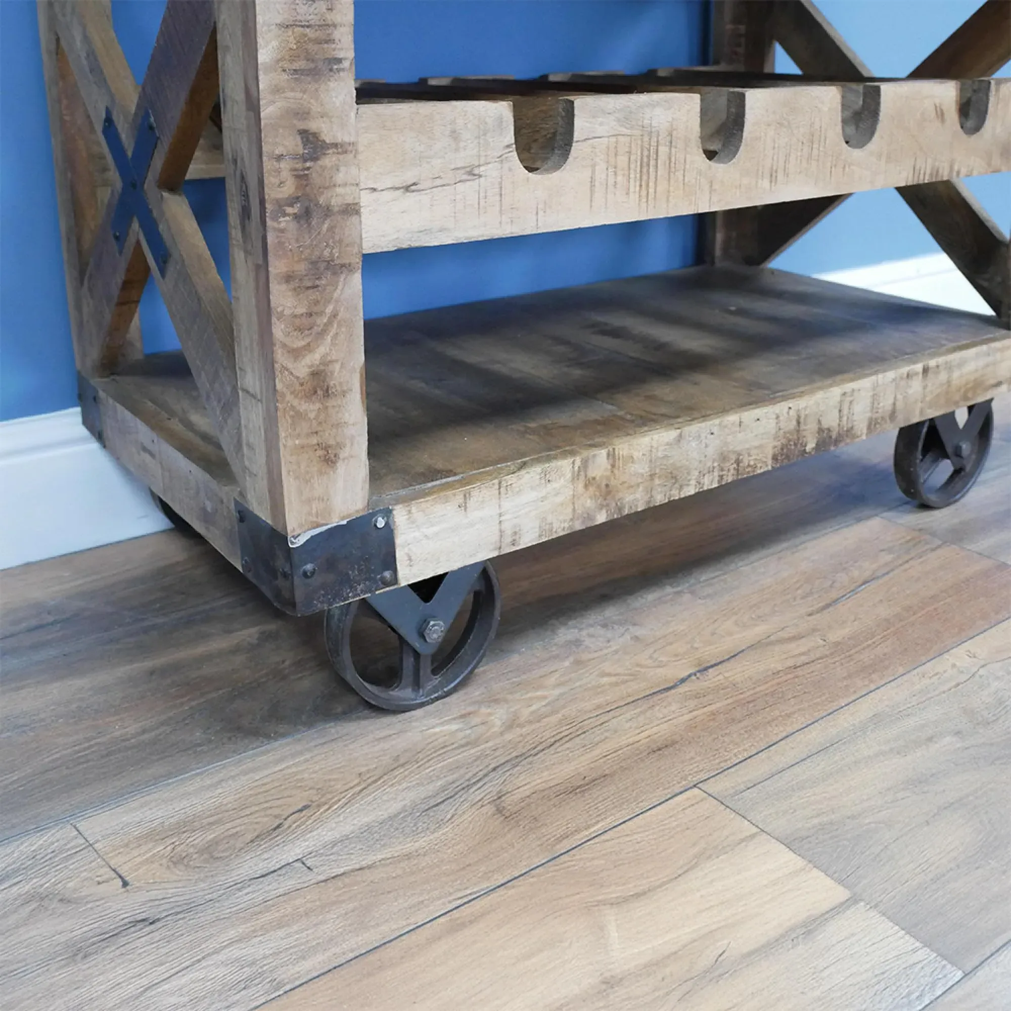 Mango Wood Wine Cabinet