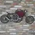 Metal Motorbike Clock