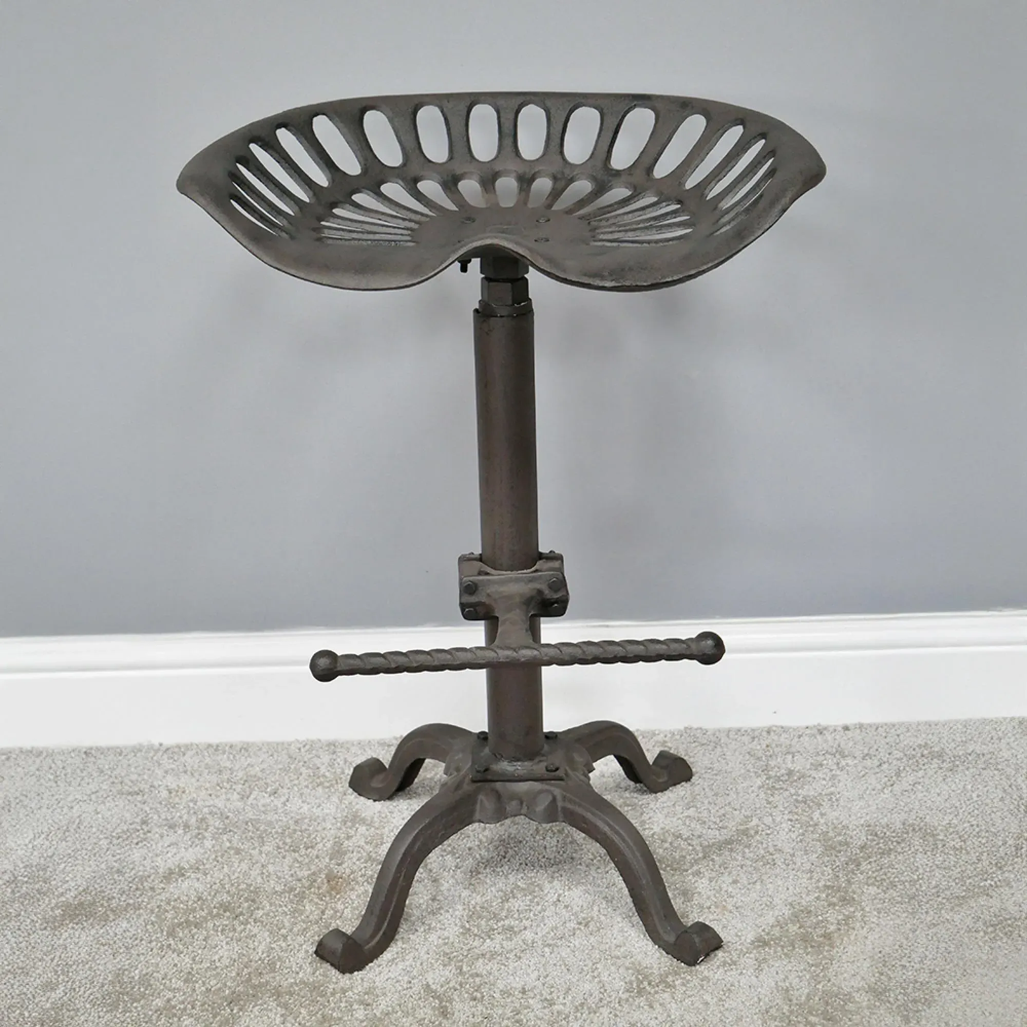 Metal Tractor Seat Adjustable Stool