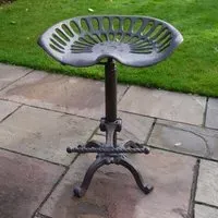 Metal Tractor Seat Adjustable Stool