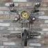 Motorcycle Wall Clock - Grey, Metal
