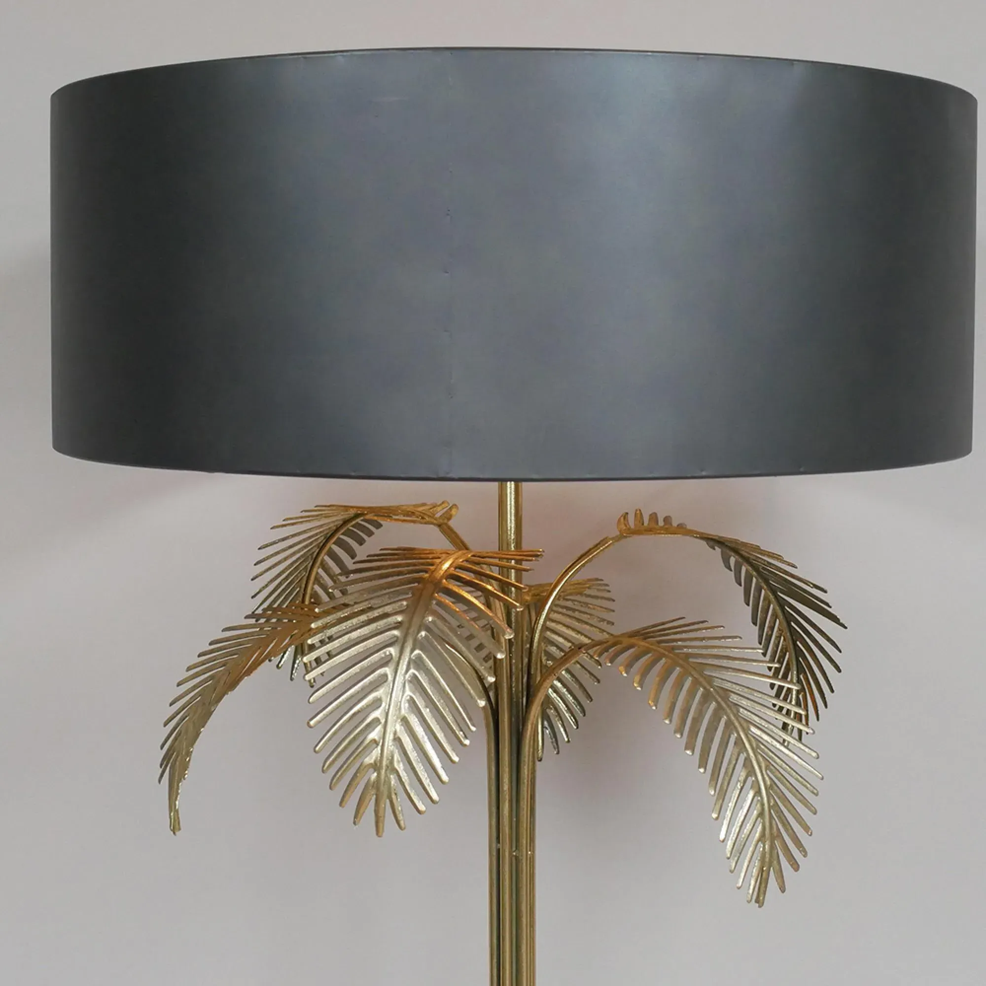 Palm Tree Large Standing Lamp - Black