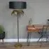 Palm Tree Large Standing Lamp - Black