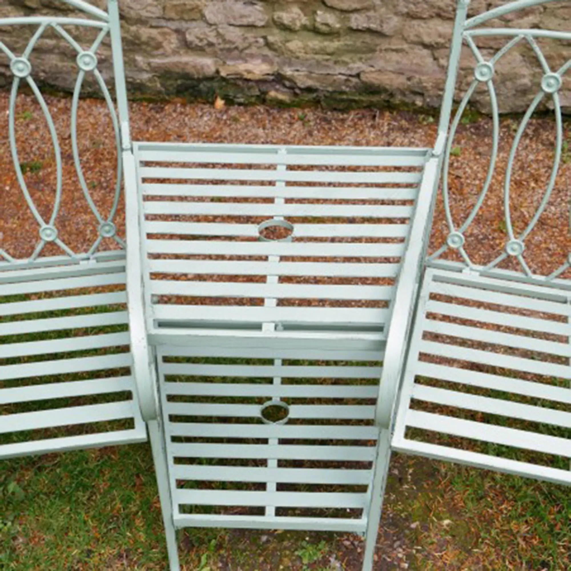 Pistachio Lovers Garden Bench - Pistachio Green, Metal