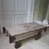 Railway Wood and Metal Cart Coffee Table