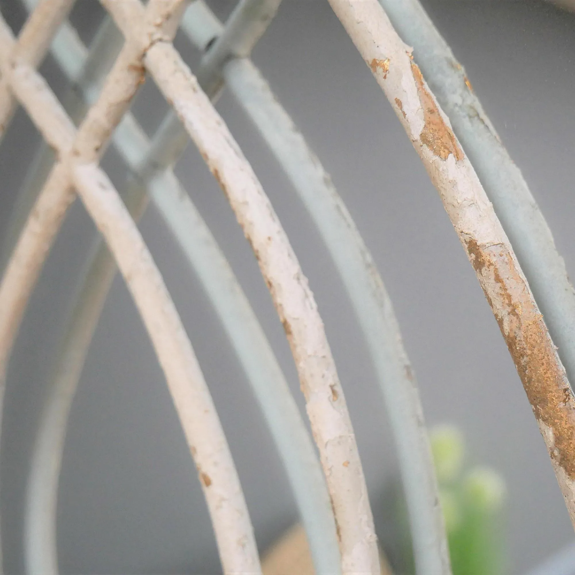 Rectangular Wall Mirror - Rustic White